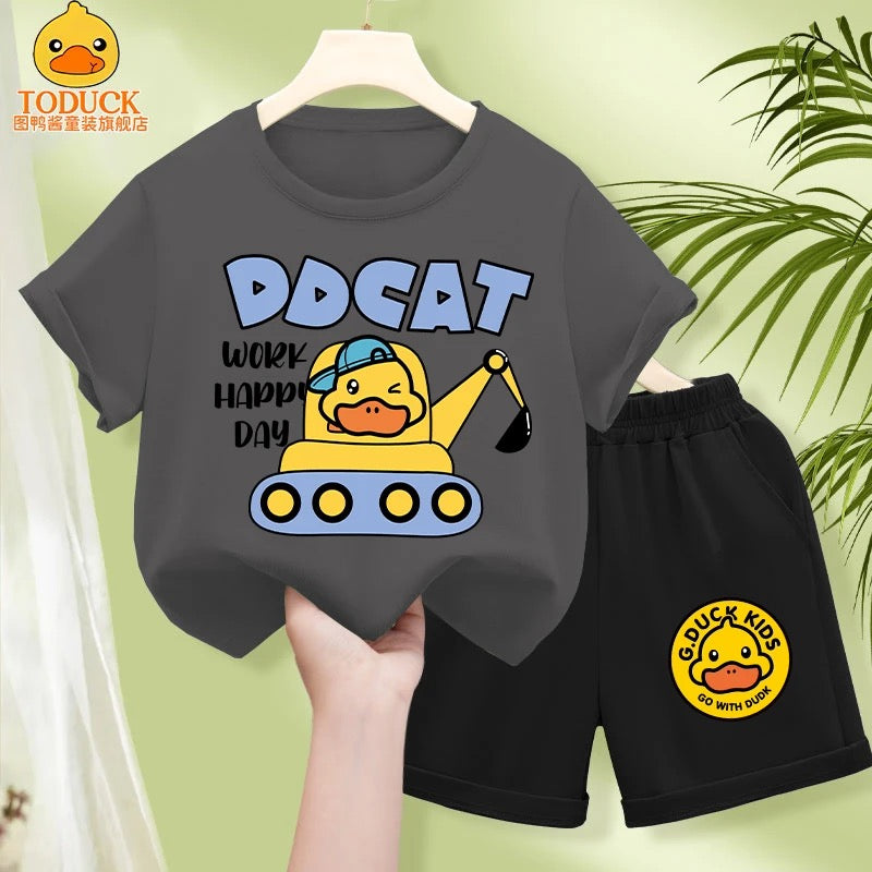 G.Duck Official Charcoal Grey with Black Pants Collection