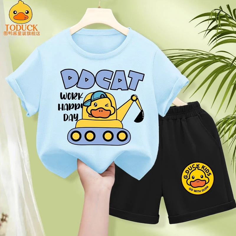 G.Duck Official Sky Blue with Black Pants Collection