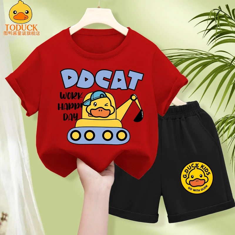 G.Duck Official Ruby Red with Black Pants Collection