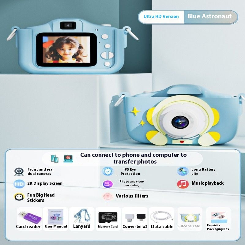 Martin Baby Store New Kids’ Digital Camera Toy blue space