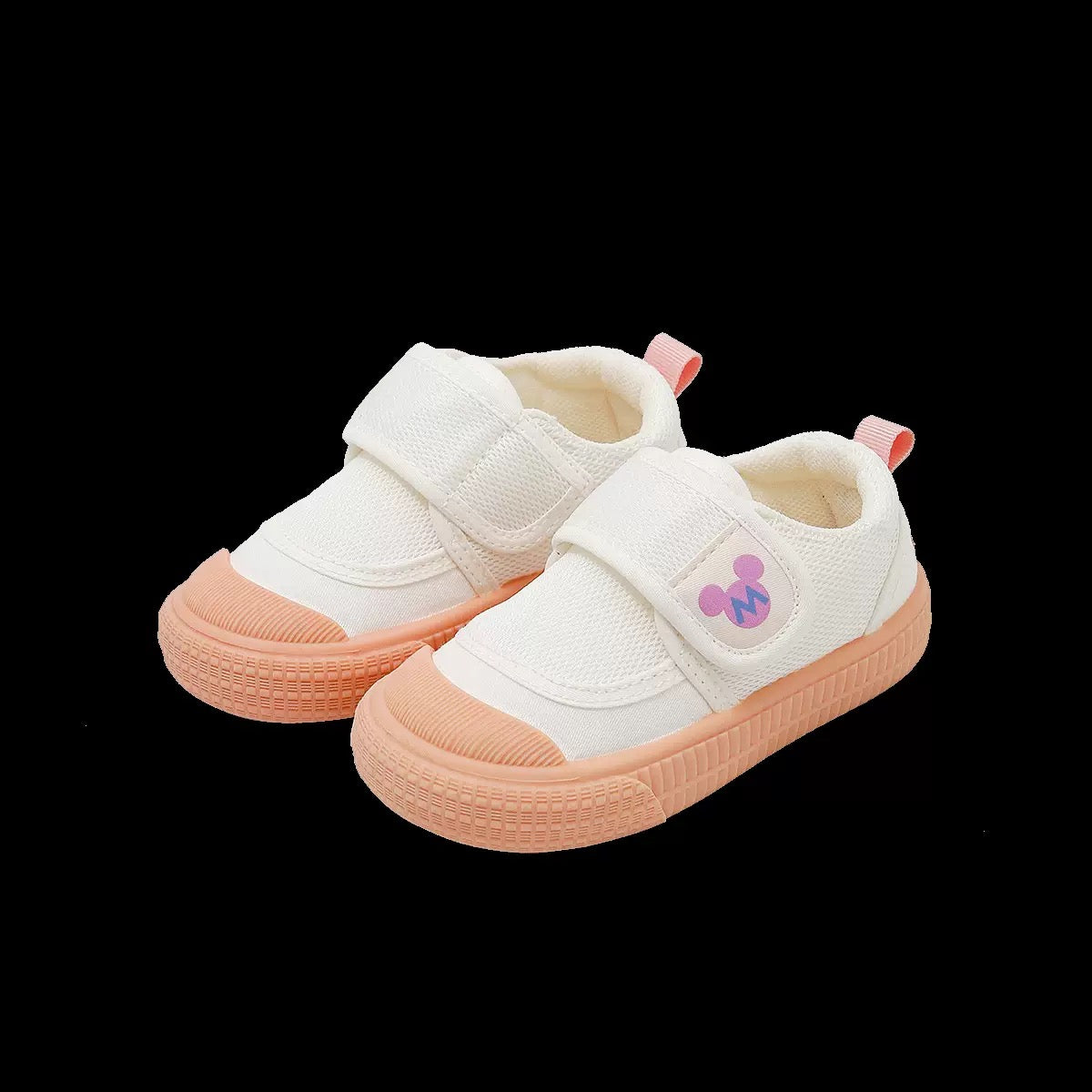 Disney Official Premium Breathable Non-Slip Soft-Sole White Shoes / Toddler Walking Shoes