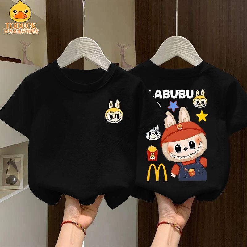 Labubu Kids Short Sleeve Shirt