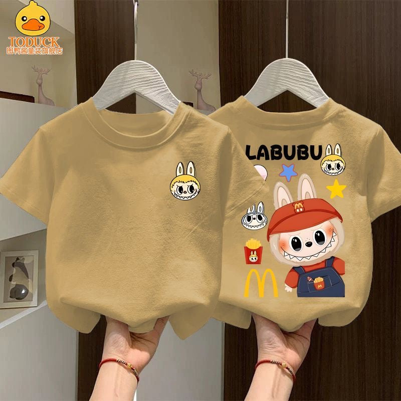 Labubu Kids Short Sleeve Shirt
