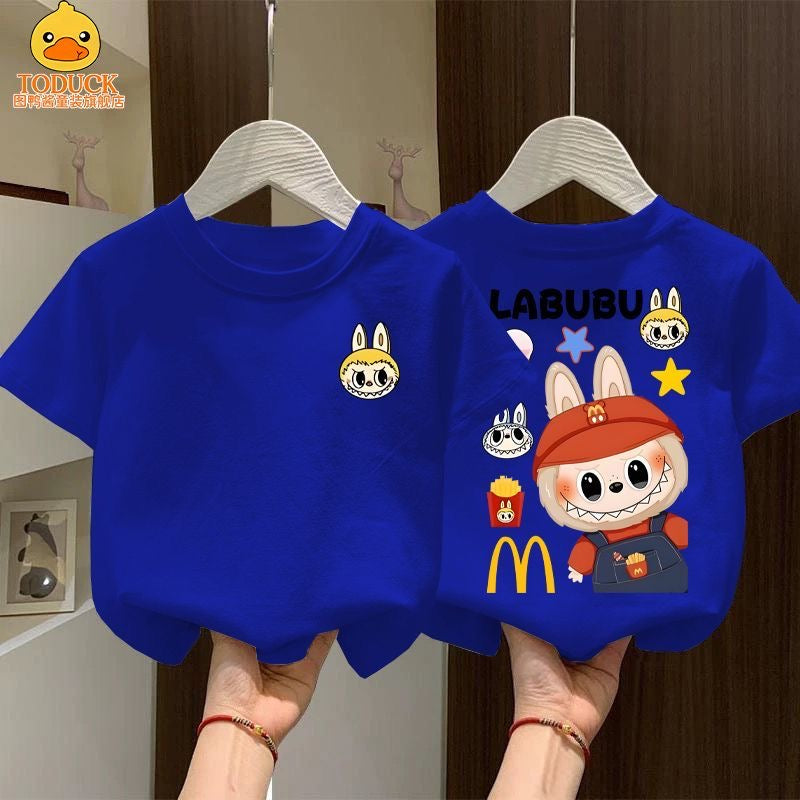 Labubu Kids Short Sleeve Shirt