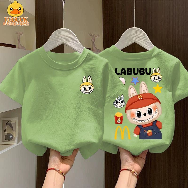 Labubu Kids Short Sleeve Shirt