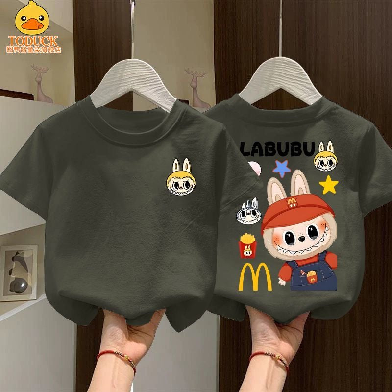 Labubu Kids Short Sleeve Shirt