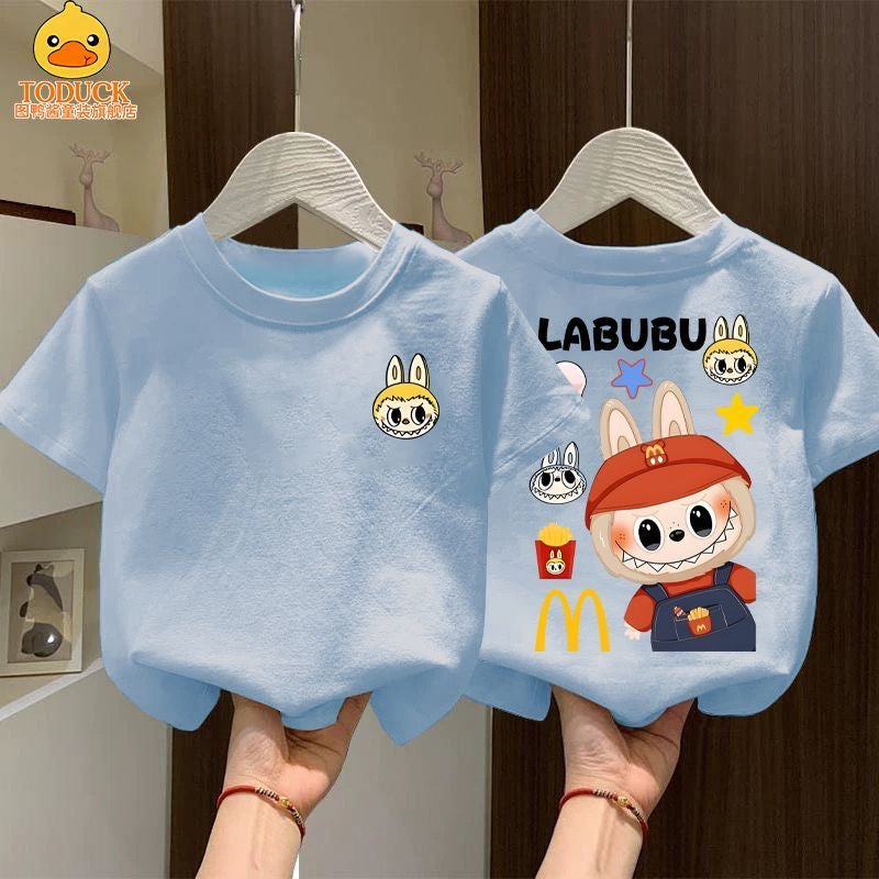 Labubu Kids Short Sleeve Shirt