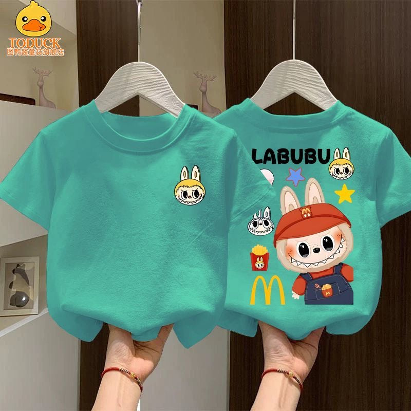 Labubu Kids Short Sleeve Shirt