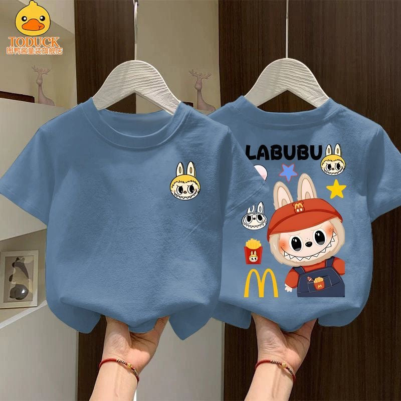 Labubu Kids Short Sleeve Shirt