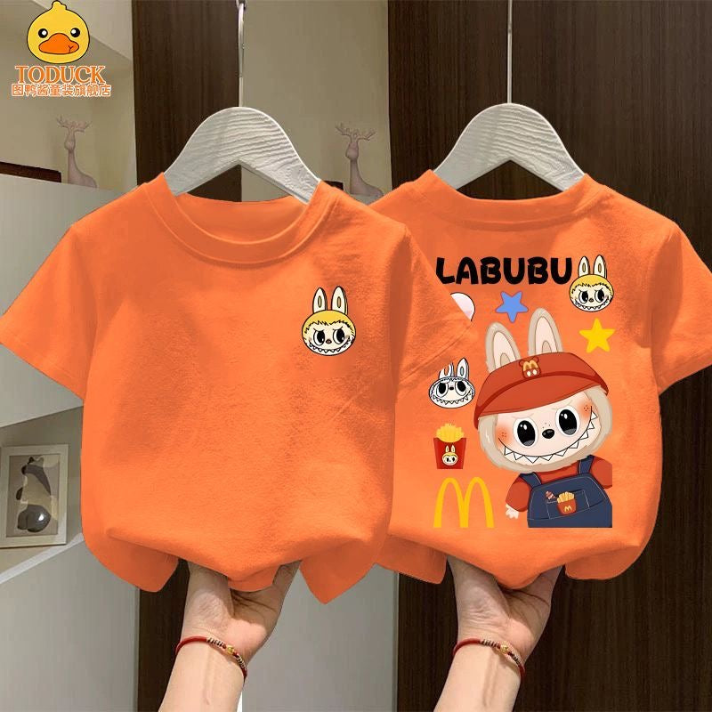 Labubu Kids Short Sleeve Shirt