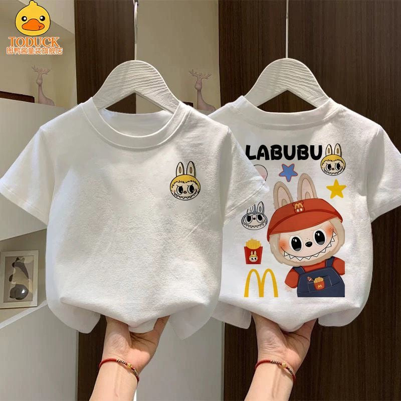 Labubu Kids Short Sleeve Shirt