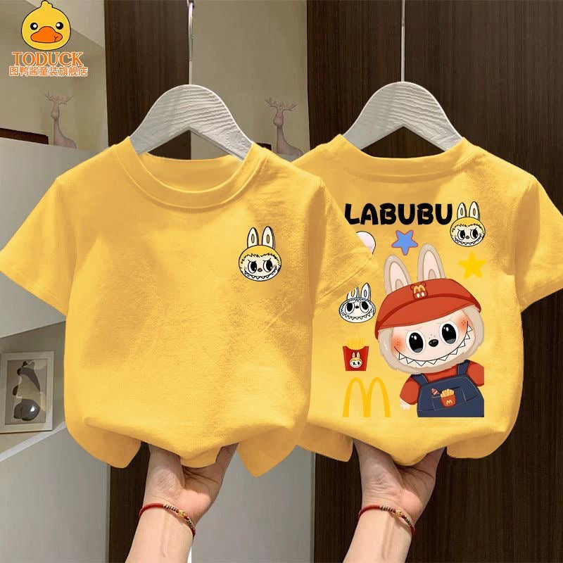 Labubu Kids Short Sleeve Shirt